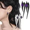 Stud Style Punk boucles d'oreilles exagérées Scorpion Long Rivet Zircon boucles d'oreilles unisexe Hip-hop Rock mode bijoux accessoires cadeau YQ231128