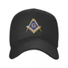 Bollmössor Fashion Freemason Gold Square Masonic Baseball Cap Women Män andas Dad Hat Performance Snapback
