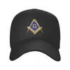 Ball Caps Mode Freimaurer Gold Quadrat Freimaurer Baseball Kappe Frauen Männer Atmungsaktive Papa Hut Leistung Snapback