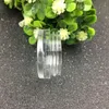 3Gram Clear Empty Sample Jar Round Shape 3ML Cosmetic Face Cream Transparent Plastic Jars Gift Container White Clear Lid Pmwhw