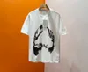 Summers 2023 Nya mönster Designer T-shirt Fashion Shark Print Cotton Material Design Luxury Casual Loose Round-Neck T-shirt Men