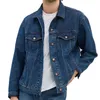 Men's Jackets 2023 Top Spring Autumn Denim Solid Color Teen British England Style Mens Casual Daily