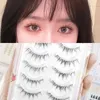 3 PCFALSE ESHELASHE 5 Пара/коробка Cross Cross Messy Manga False Enselashes Natural Lash Extension Японская сказочная косплей косплей косплей косплей Z0428