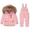 Manteau en duvet pour enfants de 1 à 6 ans, ensemble salopette de neige pour bébés garçons de 12 à 18 à 24 mois, veste bleu Royal pour petites filles, vêtements de ski, pantalon à bretelles d'hiver