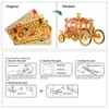 3D Puzzles PieeCool Metal Jigsaw Modelo Kit de construção Princesa DIY Toy Toy Adult e Crianças Presente de Natal 230427