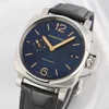 Orologio da uomo di lusso Designer Panerass Orologi da polso Off immediato 42mm Edizione limitata Gold Needle Blue Pam00927 Meccanico automatico da uomo