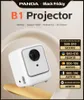 Projectors Panda B1 Android 9 0 1080p LED PORTABLE med WiFi Bluetooth för mobiltelefon 300Si Movie Cinema Beam Projector 231128