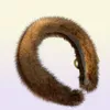 damesmeisjes echte nertsen bont haarband hoofdband hoofddeksel hoofdband harige y bruin zwart beige grijs 2021 mode x07226174122