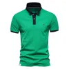 Polos pour hommes Polo T-shirt mode à manches courtes à pois hauts de luxe vêtements de créateurs marques vêtements d'été