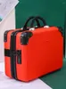 化粧品バッグメールレトロの小さなスーツケース女性バッグ14インチウェディングボックス防水タトゥー美容師E669