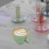 Juegos de vajilla Taza de café Regalo Bebidas caseras Desayuno Fiesta decorativa Casa de agua Tazas de cerámica