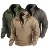 Herenhoodies Polar Fleece Militaire tactische capuchon Winddicht Wandeljassen Sweater Kap Capuchon Verdikt Buitensporten Warm