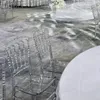 Plastikowe przezroczyste bankiety akrylowe przezroczyste Chiavari Wedding Dining krzesło 1027
