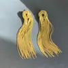 Marca de lujo Pendientes de diseñador de borla larga Mujeres Niñas Oro de 18 quilates Cuelga Elegante Encanto brincos arcterxy Pendientes retro vintage Pendiente Anillos de oreja Joyería