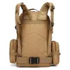 Backpack 55L Tactical 4 In 1Military Army Molle Mochilas Sport Bag Waterproof Outdoor Hiking Trekking Camping Rucksack