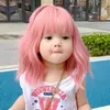 Hair Accessories Kids Black Hair Accessories Brown Wig for Children Baby Pink Headdress Little Girl Pographed Head Covering Toddlers Headgear 231127