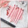 Brillo de labios Delineador de labios Lápiz rosa Personalizado 18 colores Preciso Mate de larga duración Pigmento cremoso Sin crueldad Maquillaje Pigmento Tonos desnudos 231128