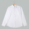 Chemises habillées pour hommes Chemise blanche à manches longues pour hommes Lâche Casual Respirant Col carré Affaires commerciales Tops Homme Oversize Chemise de couleur unie Été P230427