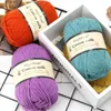 Fabric and Sewing 50 GramsBall Crochet Cotton yarn For knitting Bargain Cotton Baby Milk Thread Worsted Handmade Wool Line 231127