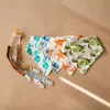 Bavoirs Burp Cloths 100% coton bébé Bandana bave avec boutons-pression pour baver ensemble de dentition unisexe garçon et fille récif de corail océan mer plage Su Am19B