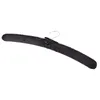 Hangers 17 Inch Large Satin Padded Silk For Wedding Dress Clothes Coats Suits Blouse (Black 5 Pack)