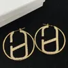 2024-Airrings Jewelry 18K Gold Stud earrings女性デザイナーイヤリングスタッドイヤリングレターVダイヤモンドラグジュアリーゴールドファッションジルバレンタインデークリスマスギフト