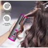 Curling Irons Hair Curlers Cordless Automatic Hair Curler Iron USB Rechargeable LCD Display Wireless Ceramic Rotating Curling Iron Hair Tools Q231128