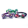 Accessoires 30/50/100 pièces, nouvelles couleurs mélangées, cravate pour chien, feuilles tropicales d'été, fleurs, accessoires pour animaux de compagnie, nœuds papillon pour chiot, collier Gog réglable