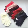 Mitaines pour enfants hiver en peluche gants chauds pour hommes femmes étudiant nouveau solide Patchwork écran tactile mitaines tricotées en plein air cyclisme gants de ski