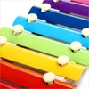 Keyboards Piano Wooden 8 Tones Multicolor Xylophone Wood Musical Instrument Toys For Baby Kids Accessories DIN889 231127