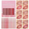 شفة لمعان 12 PCS أقلام برنائي Lip Lip Lip Lip LING PENINERS LIP LIP LIP LIPMS LINER LIP LIP LIP LIP LIP LIP LIP LIPLES ULTRA Fine Lip 231128