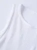 Camis TRAF White Rhinestone Top Women Black Seamless Crop Top Female Streetwear Y2k Tank Tops Woman Summer 2022 Sleeveless Sexy Tops