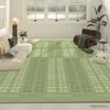 Teppiche Nordic Wohnzimmer rutschfeste Matte Teppich Green System Kühlung Schlafzimmer Bett Decke Hause Kristall Samt Teppich Bodenmatte