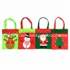 Kerstdecoraties 25x20cm Candy Bags Kids Geschenken Prachtig Xmas Party Decor voor Home Nieuwjaar Present Packet Santa Claus 4 Styles DHX15