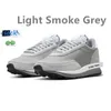 Ldwaffle Hommes Femmes Chaussures de course Waffle Sneaker Noirci Bleu Fumée Gris Cool Gris Marron Pin Vert Blanc Gris Noir Vert Gusto Hommes Baskets Sport Baskets 36-45