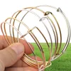 Bangle 60 pcs uitbreidbare armbanden voor vrouwen hoge gepolijste vintage stijl verstelbare draadfeestje armband DIY sieraden maken 43280294648038