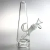 Tubos de agua de 8 pulgadas de vidrio Dab Rig Bong Hookah con vástago inferior femenino de 14 mm Triángulo de fondo grueso Cachimbas Vaso Bongs Tazón Pipa para fumar 12 LL