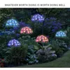 Lampes d'ambiance Durable Simulation Hortensia Extérieur Solaire Pelouse Lumière Charge Efficace Étanche Jardin Lumières Led Crème Solaire