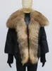 Pele feminina pele sintética inverno feminino casaco quente oversized gola de pele de raposa real grosso luxo outerwear moda 90% ganso para baixo jaqueta 231128