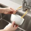 Kitchen Storage Drain Rack Hanging Basket Dish Cloth Sponge Single Bag Multifunction Bathroom Faucet Holder