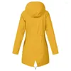 Damen Trenchcoats 2023 Damen Mantel Wasserdichter Übergang Outdoor Wanderbekleidung Leichter Regenmantel