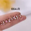 Nouveau 0.8mm Titane Acier Mince Tige Mini Boucles D'oreilles Mode Earbone Nail Goujons Populaire Ornement Oreille Vis Boule Retour Twistedl Boucle D'oreille Goujons Unique 14K Or Fow Femmes