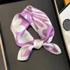 Lenços 2023 Novo 100 Real Silk Senk Sechief Kerchief Farard Feminino Bandana Spring Design Scarves for Women Band Hijab Brand Tie Shawl Wraps J230428