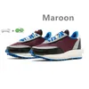 Ldwaffle Hommes Femmes Chaussures de course Waffle Sneaker Noirci Bleu Lumière Fumée Gris Cool Gris Marron Pin Vert Blanc Noir Vert Gusto Hommes Baskets Baskets De Sport