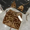 Veet удобный дизайнерский бикини женский сексуальный комплект из 3 предметов купальники модный брендовый текстильный купальник с буквенным принтом