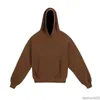 Designer Kanyes Classic Wests Luxury Luxury Double couche Couleur solide épaissie Mentide et couple pour femmes Yzys Oversize Pullover Pull à capuche 2zbte