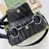 Designerkedjepåse Hästbitkedjekedjan Crossbody väska handväska koppling hobo äkta läder axelväska lady mini cross body väska