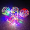 Led Rave Brinquedo Piscando LED Jogando Bolas Adultos Crianças Ao Ar Livre Escuro Esporte Jogo Iluminado Inflável s Luminoso Fitness