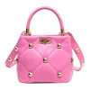 Bling avondtassen trendy mode emmer tas grote capaciteit dames zomer kat messenger vrouwelijk netrode eenmalige handtas