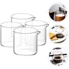 Ensembles de vaisselle 4 pièces verre Transparent clair ménage café crémier conteneur petit pichet